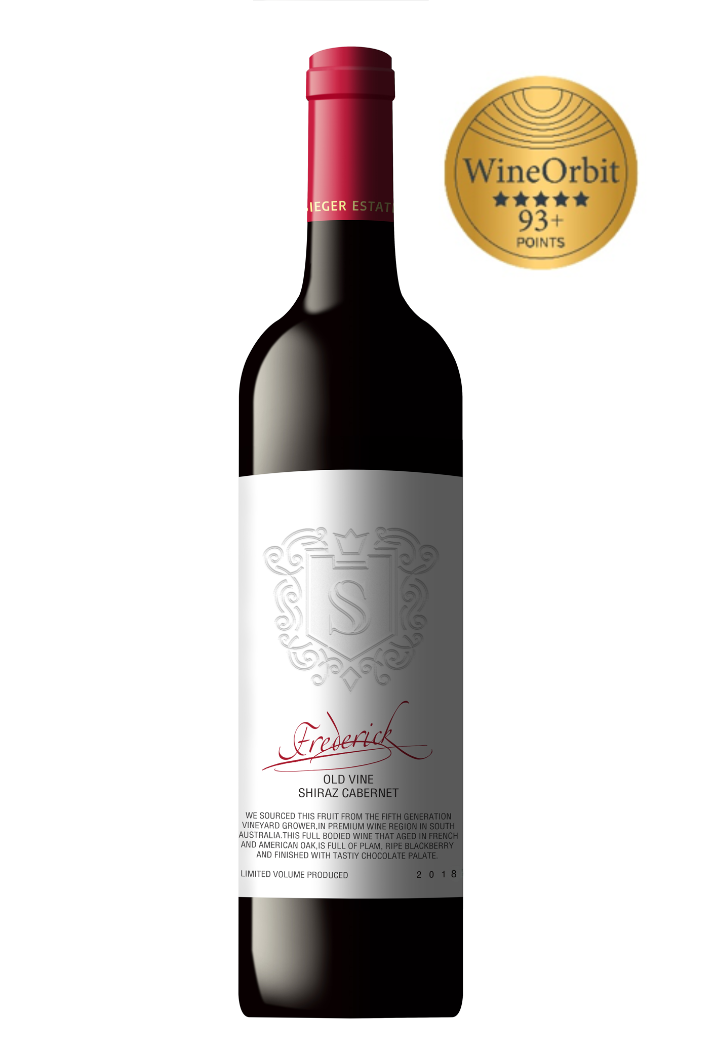 2018 Sieger Frederick Old Vine Shiraz Cabernet - Greenock Estate Wines