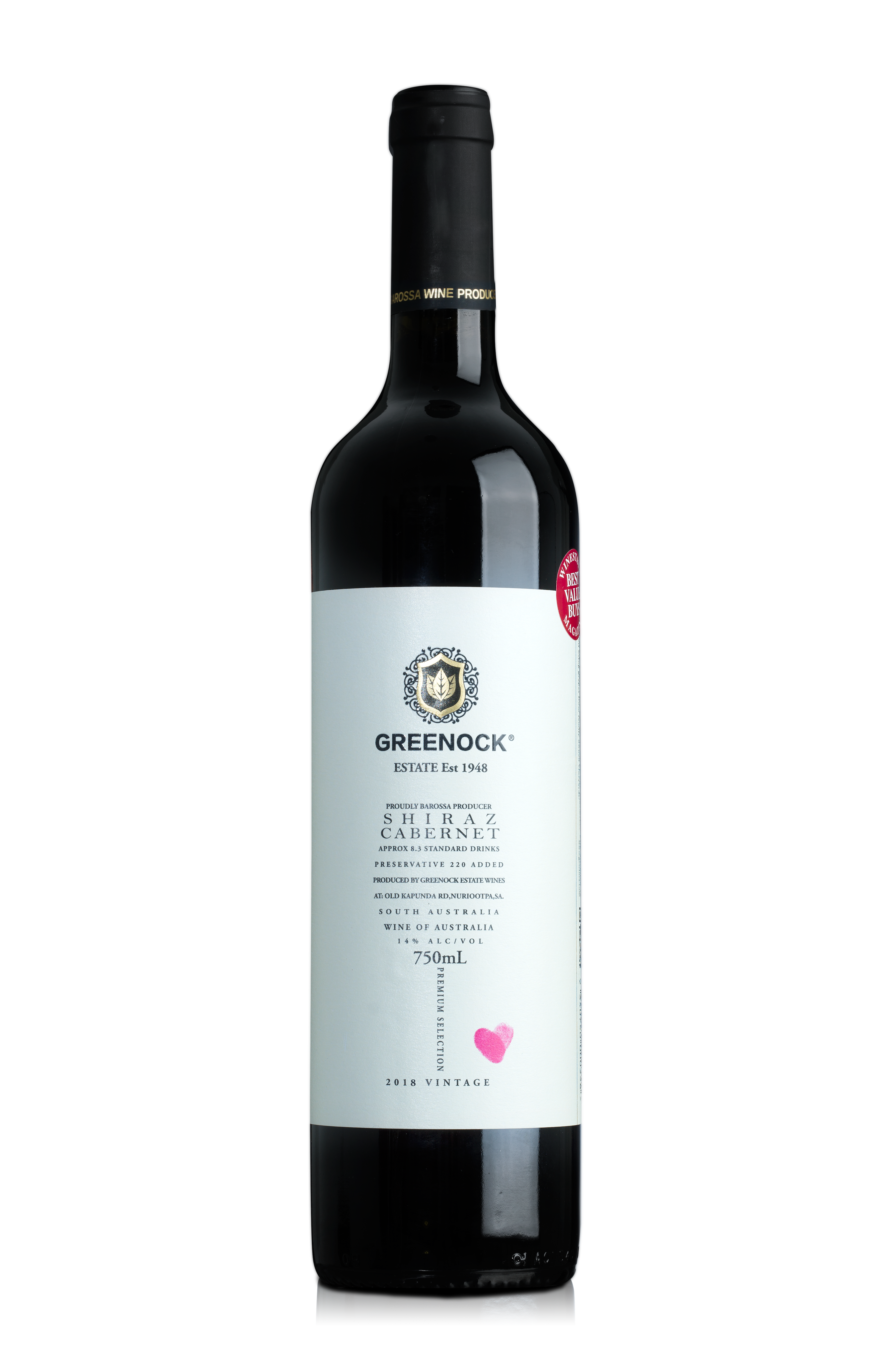 2016 Greenock Estate Shiraz Cabernet - Greenock Estate Wines